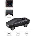 D68 Cyber Model Araba Tasarımlı Bluetooth Hoparlör 15W Güçlü Ses Rgb LED /tws/usb Siyah ( Lisinya )