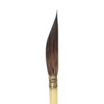 Da Vinci 604 4 Kazan Sincap Kılı Yan Kesik Kılıç Çini Seramik Porselen Kestirme Fırçası