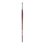 DA VINCI 8730 Serisi Akrilik Fırça, 6, Sentetik Elyaf, Kahverengi/Kırmızı, 30,1 x 0,38 x 30 cm