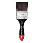 da Vinci Yağlı ve Akrilik Serisi 5040 Üst Akrilik Boya Fırçası, Düz Alacalı Kırmızı/Kahverengi Sentetik Plainwood Saplı, Boyut 50
