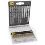 DA06903 Profesyonel Metal/Ahşap Hassas ve Kaba Kesim Dekupaj Testere Ucu 10 Parça Set