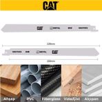 DA07005 228MM 2 Parça Profesyonel Metal/çivili Ahşap Kesme Tilki Kuyruğu Testere Ucu - Altın