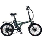 Daafu E-50 Siyah Kırmızı Katlanır Elektrikli Bisiklet