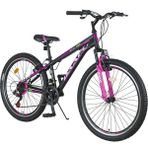 Daafu SXC100 26 Jant Vitesli V-Brek Tek Amortisörlü Siyah Pembe Beyaz Kız Dağ Bisikleti