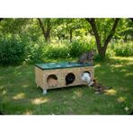 Dabanlıoğlu Mobilya Dış mekan osb kedi evi kurulu gönderim Bölmeli 90X35X37