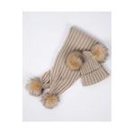 DABİSOCKS Ponponlu Çocuk Atkı Ve Bere Takımı