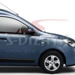 Dacia Dokker Krom Cam Çıtası 2 Prç 2013 Üzeri