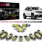 Dacia Duster 2018 Sonrası LED İç Aydınlatma Ampul Seti FEMEX Parlak Beyaz