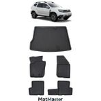 Dacia Duster 4x2 2012 Model 5d Premium Ekstra Havuzlu Paspas ve Bagaj Havuzu Set - Siyah