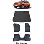 Dacia Duster 4x2 2019 Model 5d Premium Ekstra Havuzlu Paspas ve Bagaj Havuzu Set - Siyah