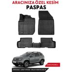Dacia Duster 4x2 2024-2025 Model Araca Özel Havuzlu Paspas Takım - Siyah