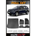 Dacia Duster 4x2 Bagaj Havuzu+4.5d Havuzlu Paspas Seti 2018 Model - Siyah