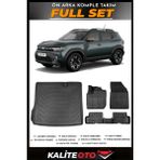 Dacia Duster 4x2 Bagaj Havuzu+4.5d Havuzlu Paspas Seti 2024 Model - Siyah