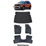 Dacia Duster 4x4 2021 Model 5d Premium Ekstra Havuzlu Paspas ve Bagaj Havuzu Set - Siyah