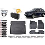 Dacia Duster 4x4 2021 Model Bagaj Havuzu+4d Araca Özel Havuzlu Paspas Takımıı Rice - Siyah