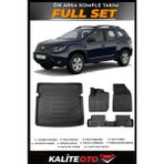 Dacia Duster 4x4 Bagaj Havuzu+4.5d Havuzlu Paspas Seti 2020 Model - Siyah