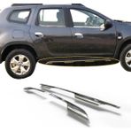 Dacia Duster Krom Yan Etek Marşpiyel Üstü Çıta 6 Parça 2018 ve Üzeri Paslanmaz Çelik