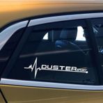 Dacia Duster Yan Cam Sticker Oto Kapı Aksesuar 20cmx7cm