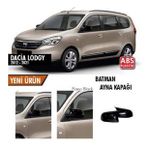 Dacia Lodgy 2012-2021 Batman Yarasa Ayna Kapağı Piano Black Abs Plastik