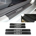 Dacıa Lodgy 4 Adet Karbon Kapı Eşiği Sticker