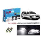 Dacia Lodgy LED Plaka Aydınlatma Ampul Seti FEMEX Parlak Beyaz