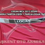 Dacia Logan Mcv Arka 2013 Üzeri Paslanmaz Çelik Krom Tampon Eşiği