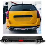 Dacia Logan Mcv Uyumlu Body Kit Difüzör 4 Çıkış Yuvarlak Siyah Model 2