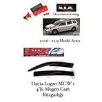 DACİA LOGAN MCW 1 2006-2013 MODEL 4'LÜ MUGEN CAM RÜZGARLIĞI