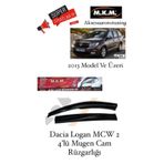 DACIA LOGAN MCW 2 2013 VE UZERI MODEL 4'LÜ MUGEN CAM RÜZGARLIĞI