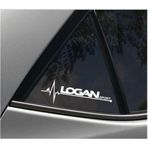 Dacia Logan Yan Cam Sticker Oto Kapı Çıkartma 20cmx7cm