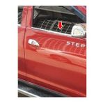 Dacia Sandero Stepway 2013-2014-2015-2016-2019-2020 Krom Cam Çıtası 4 Parça Paslanmaz Çelik