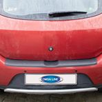 Dacia Sandero Stepway Arka Tampon Eşiği Parlak Plastik 2012-2020 Arası