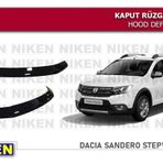 Dacia sandero stepway kaput rüzgarlığı koruyucu 2013+