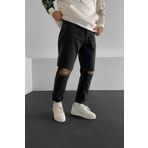 dAcollection Boyfriend Rahat Kalıp Kot Pantolon - Siyah