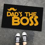 Dad İs The Boss Tasarim Kapi Onu Ve Ev Ici Paspas 45X75 Cm