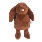 Dada Uyku Arkadaşı Tavşan Koyu Kahve 34 cm Peluş Oyuncak