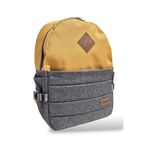 Dadacuq Suya Dayanıklı Spor Okul Outdoor Sırt Çantası, 13.3 ve 14 İnç Laptop Uyumlu, Sarı Gri
