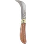 Dadaş 19 cm Bursa Eğri Ağız Ahşap Sap Aşı Bıçağı