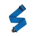 D'Addario Accessories Auto Lock Gitar Askısı - Kilitli Gitar Askısı - Kilitleme Gitar Kayışı - Mavi, Polypro