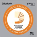 Daddario Bw024 80/20 Bronze .024 - Akustik Gitar Tek Tel