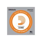 D'addario BW024 80/20 Bronze Wound 024 Sol Akustik Tek Tel