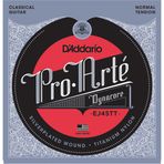 Daddario D'Addario EJ45TT Pro-Arte Serisi Klasik Gitar Tel Seti (Normal Tension - Titanyum)