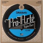 Daddario D'Addario Ej46 Nylon, Hard Tension Takım Tel Klasik Gitar Teli