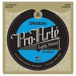 Daddario D'Addario EJ46LP Pro-Arte Recording Klasik Gitar Tel Seti (Sert/Hard Tansiyon) | Hafif Cilalı Sargı ile Minimum Parmak G