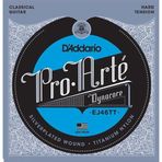 Daddario D'Addario EJ46TT Pro-Arte Serisi Klasik Gitar Tel Seti (Hard Tension - Titanyum)