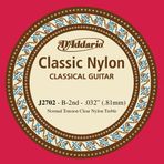 Daddario D'Addario J2702 Student Nylon Klasik Gitar Tek Tel (B-Si - Normal Tension - Naylon)