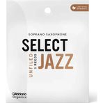 D'Addario D\'addario Woodwinds Organic Select Jazz Unfiled Soprano Saksafon Kamışı - 2 Soft (3\'lü Kutu)