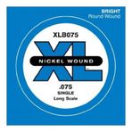 Daddario D'Addario XLB075 XL Nickel Wound Bas Gitar Tek Teli ($0.075$ İnç) | Dengeli Alt-Orta Frekanslar, Yüksek Manyetik Çekim K