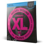 D'Addario E Bass Gitar Teli | Telleri E Bass | Bas Gitar Telleri | Telleri 5 Telli Elektrikli Fas | En Popüler Tel Markası | EXL170-5 | Nikel Kaplama Çelik | Light (45-130) | Long Scale