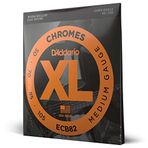 D'Addario ECB82 XL Krom Orta (.050-.105) Elektrikli Bas Gitar Telleri